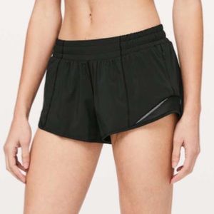 Lululemon Black Hotty Hot Shorts